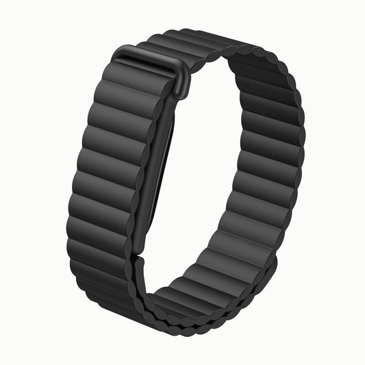 Classic Textured Silicone Magnetic strap For Google Fitbit air - Sport strap