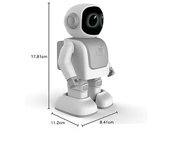 Robert Dancing Speaker RS01 | 1800mAh Rechargeable | LED Motion Display | Bluetooth 5.0 Wireless Speaker | Smart Dancing Robot | Portable Premium Audio Device