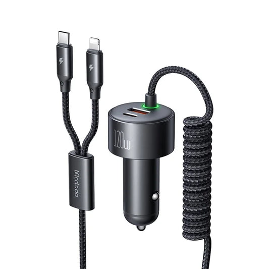 Mcdodo 120W 4 in 1 Car Charger | Superfast Charge