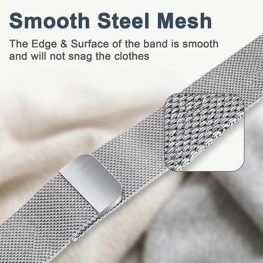 Milanese Magnetic Stainless Watch Strap for Whoop 5.0, one, peak, and Life