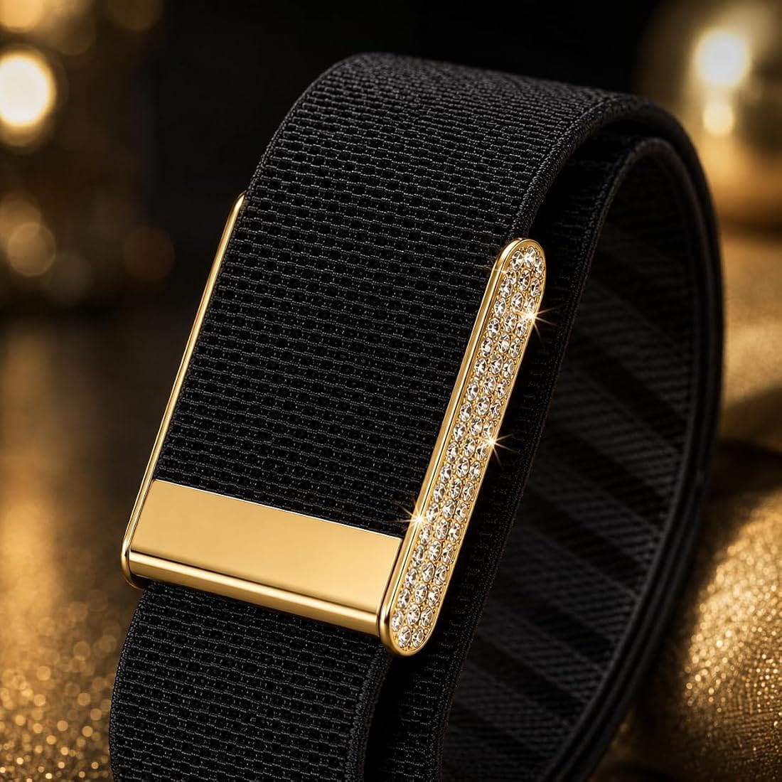 Elastic Nylon WOOP band with Rhinestone Buckle Compatible with Both 5.0MG & 5.0PEAK