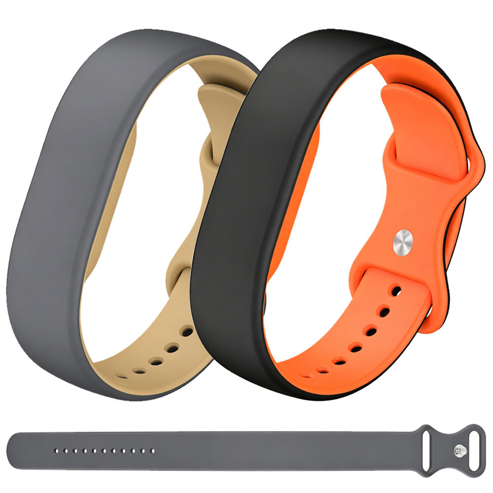 Google Fitbit air Strap Figure- 8 Buckle loop Solid color Silicon Watch Band