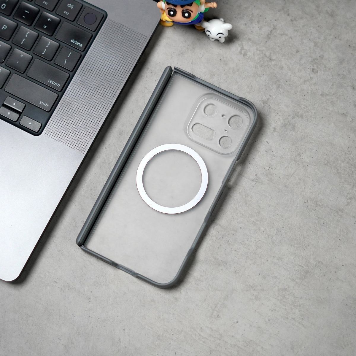 Dual Hinge Matte Magsafe Case Compatible for only Google Pixel 11 Pro Fold