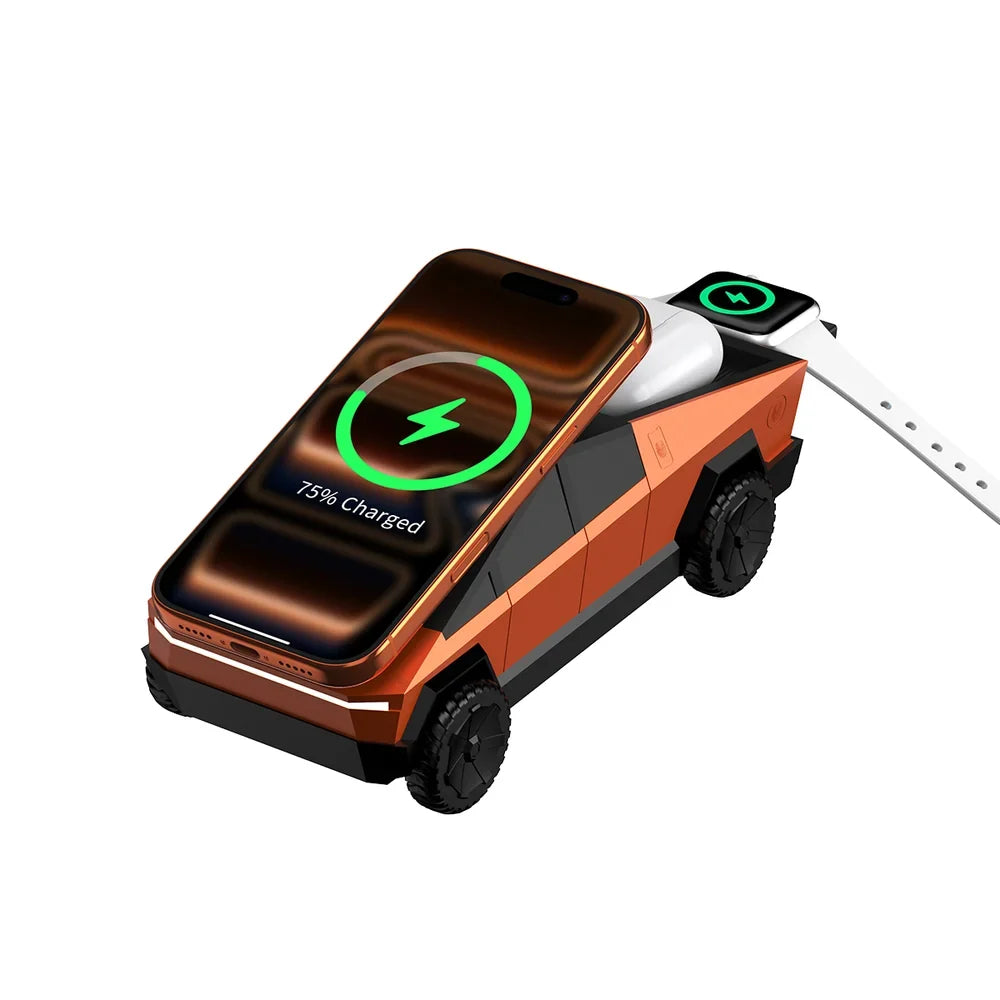 CyberDock 3-in-1 Wireless Charging Station | Qi2 Certified