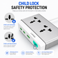 LDNIO 10-in-1 GaN Desktop Power Strip 2500W with 100W PD Fast Charging, 3 Universal AC Outlets, 7 USB Ports (4 USB-C + 3 USB-A), Surge Protection & Master Switch