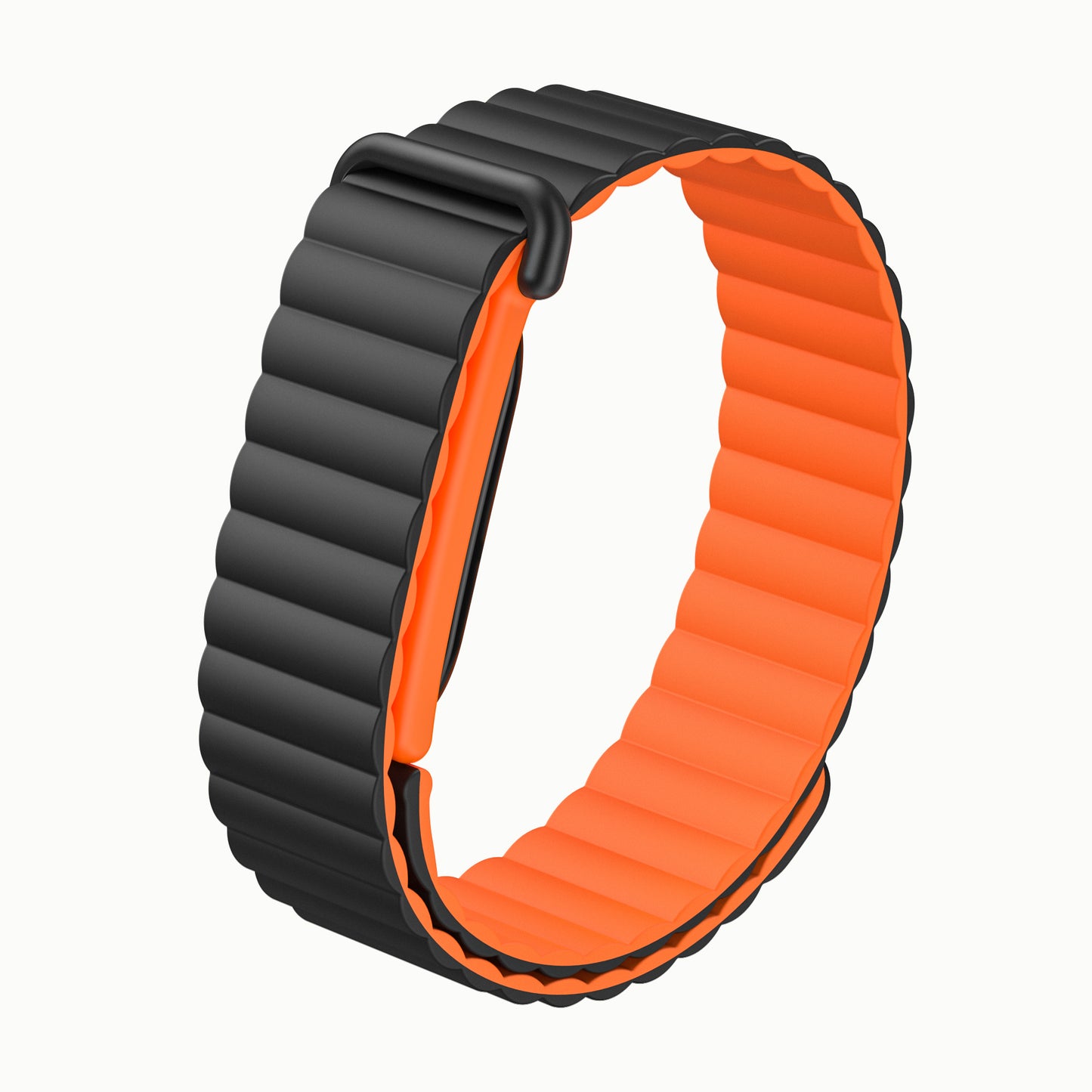 Classic Textured Silicone Magnetic strap For Google Fitbit air - Sport strap
