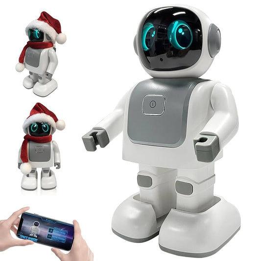 Robert Dancing Speaker RS01 | 1800mAh Rechargeable | LED Motion Display | Bluetooth 5.0 Wireless Speaker | Smart Dancing Robot | Portable Premium Audio Device