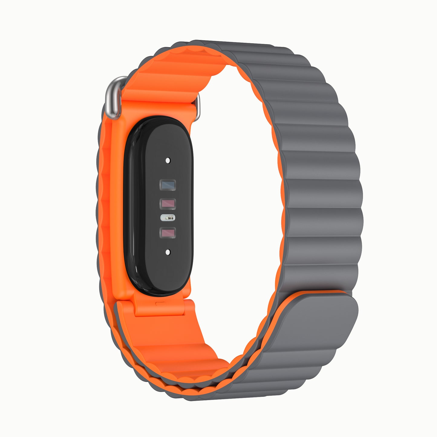 Classic Textured Silicone Magnetic strap For Google Fitbit air - Sport strap