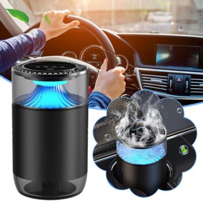 Car Perfume | Luxury Solid Fragrance Diffuser | Long-Lasting Air Freshener | Magnetic Clip | Elegant Metallic Design | Blue
