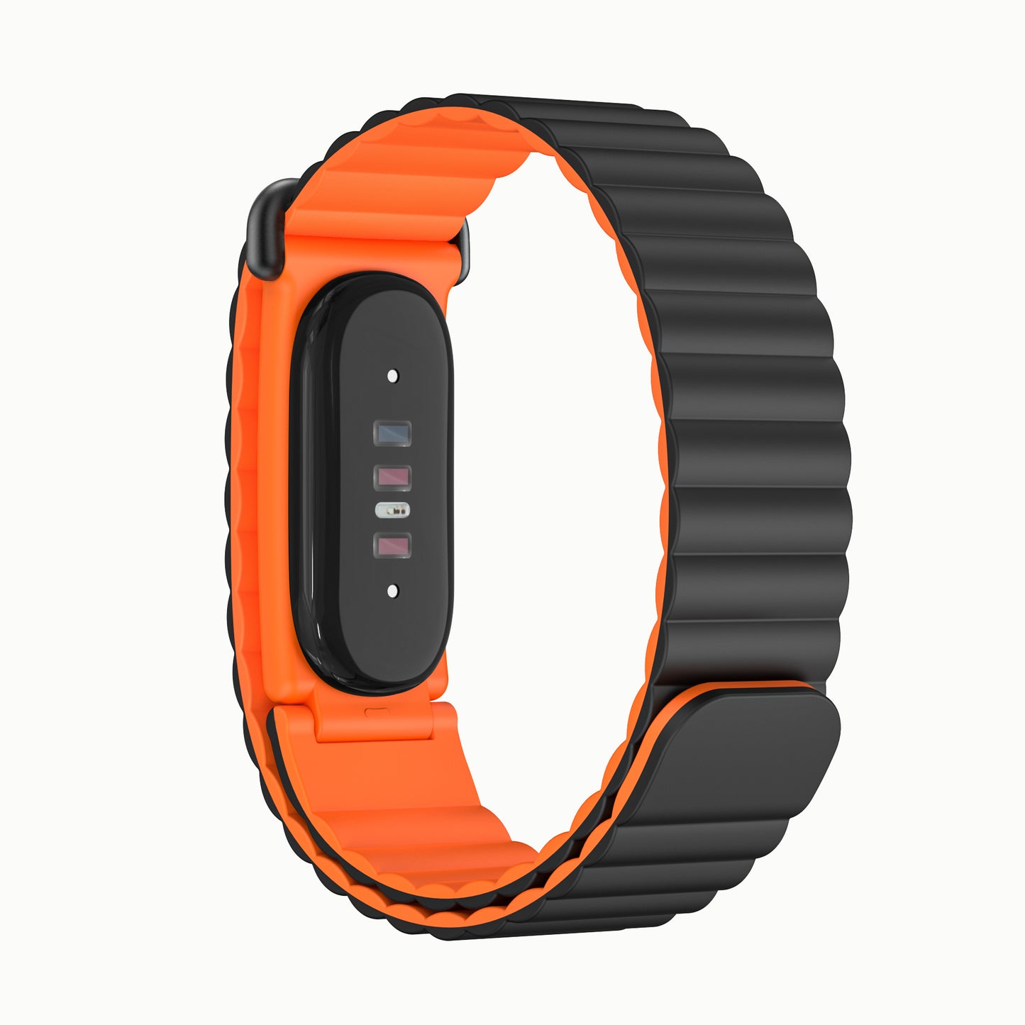 Classic Textured Silicone Magnetic strap For Google Fitbit air - Sport strap