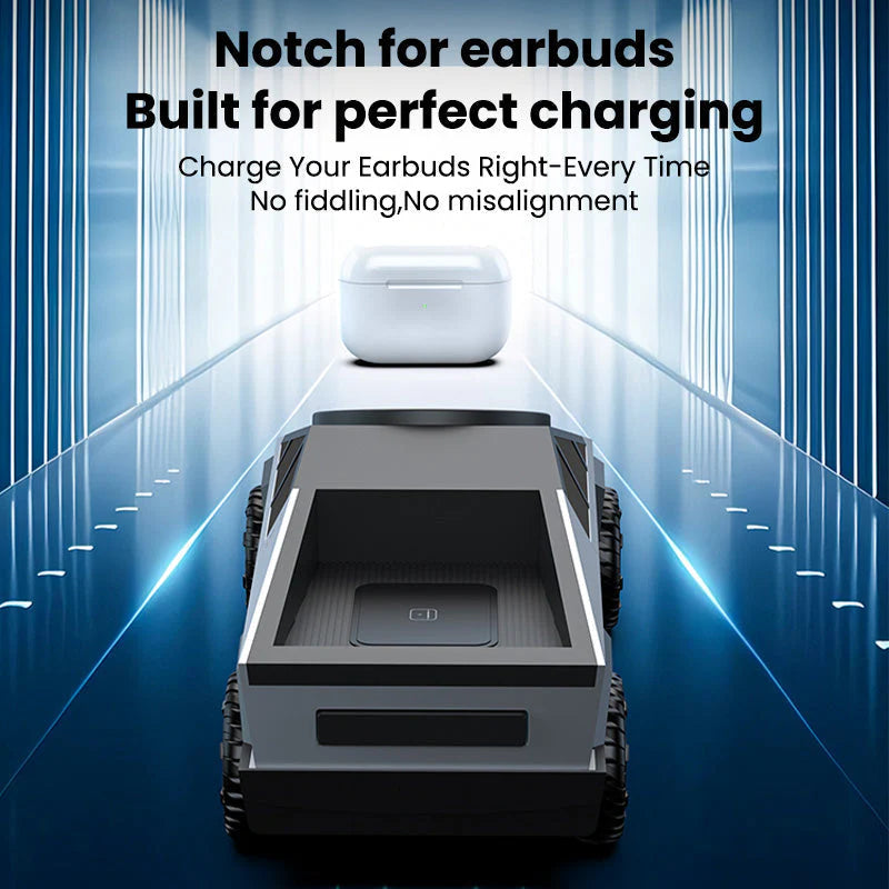 CyberTruk 3 in 1 Wireless Charger | Wireless Charging Station