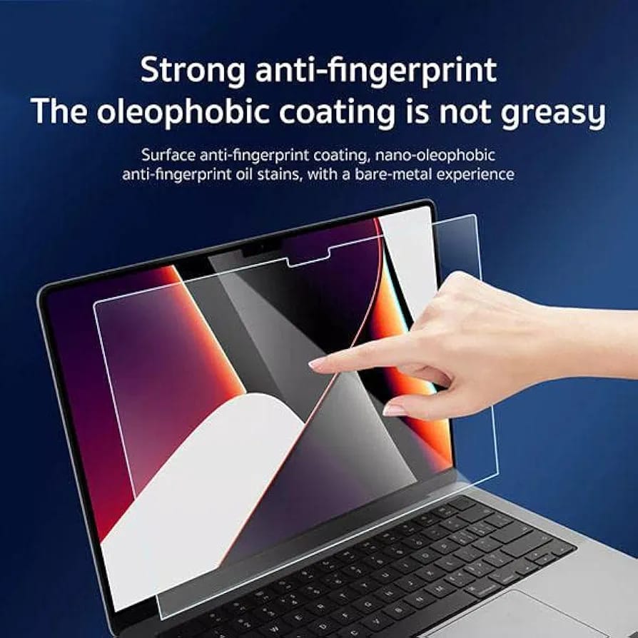 ILike MacBook Screen Guard | Ultra Clear Anti-Glare Protector | Scratch Resistant | Easy Installation | Compatible with Multiple MacBook Models