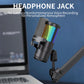 Jmary Condenser Mic | Noise Cancellation | RGB lighting |Gain Knob
