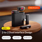 Compact Wireless Microphone | Noise cancellation | 2 Mic with Charging Case