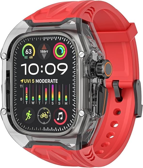 Rugged Case with Silicon Strap for iwatch | 44/45/46/49MM