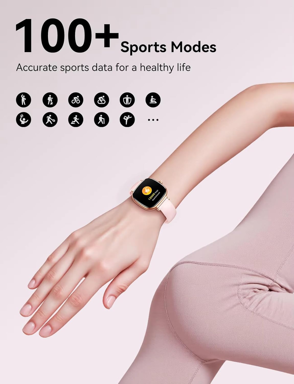 JOYROOM Lady Smart Watch for Women | Bluetooth Calling | AMOLED Display