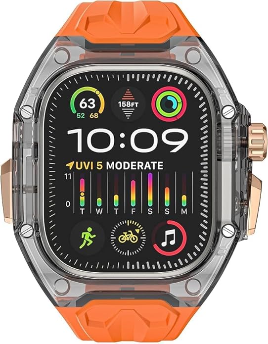 Rugged Case with Silicon Strap for iwatch | 44/45/46/49MM