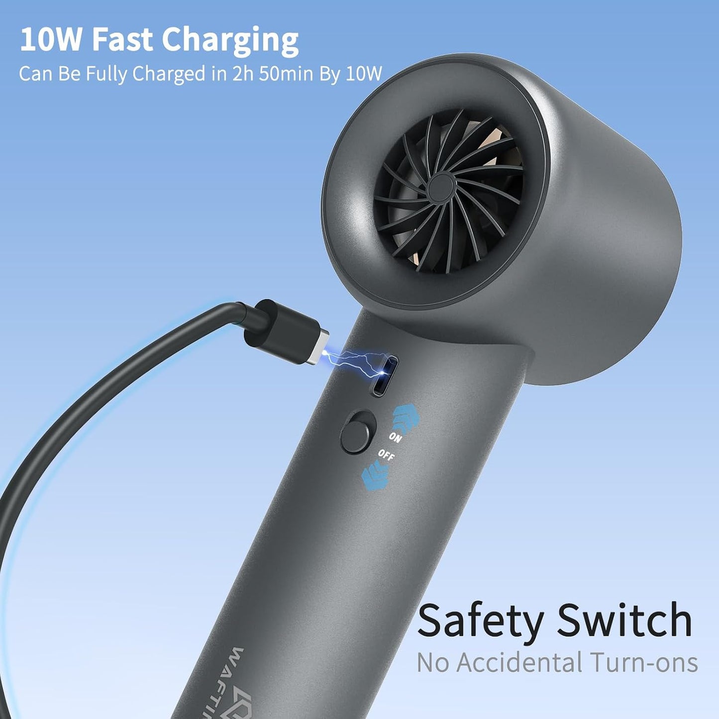 Portable Handheld Turbo Fan | With Cooling Function