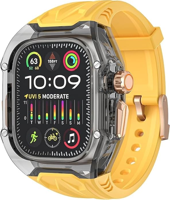 Rugged Case with Silicon Strap for iwatch | 44/45/46/49MM