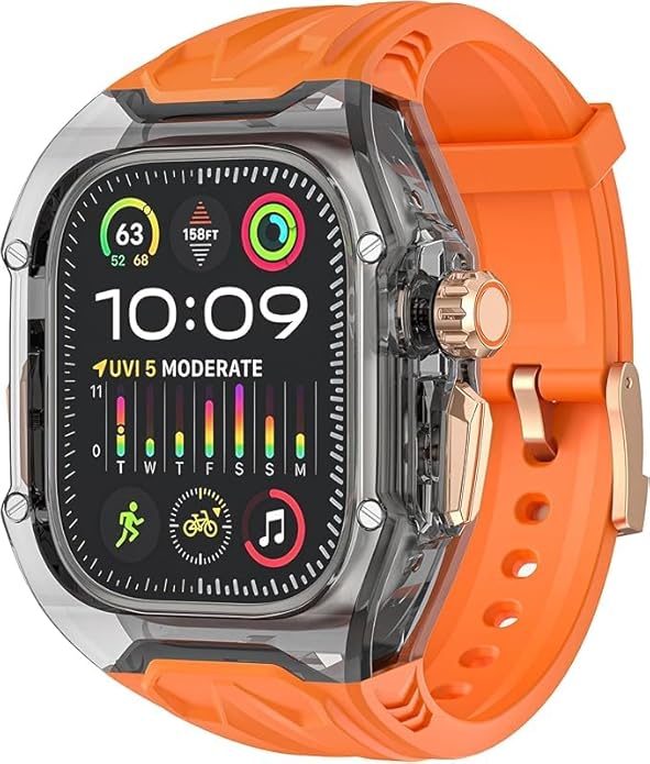 Rugged Case with Silicon Strap for iwatch | 44/45/46/49MM