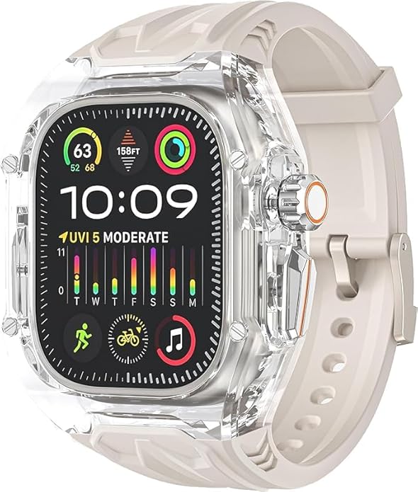 Rugged Case with Silicon Strap for iwatch | 44/45/46/49MM