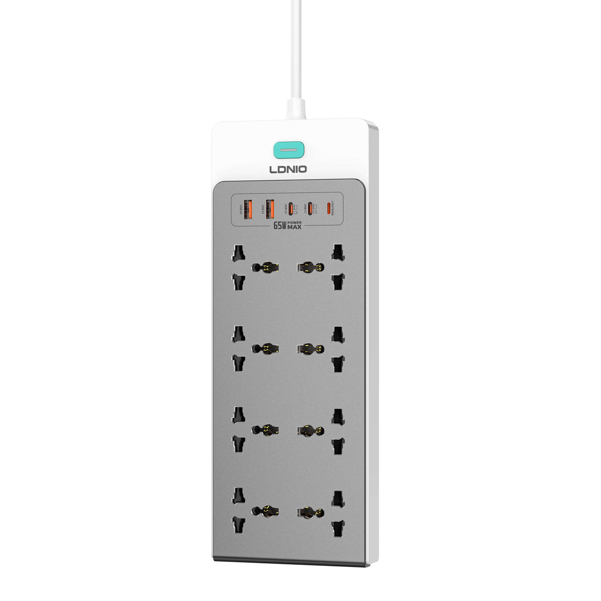 65W GaN 13in1 Super Power Hub | 13-in-1 Multi-function power strip