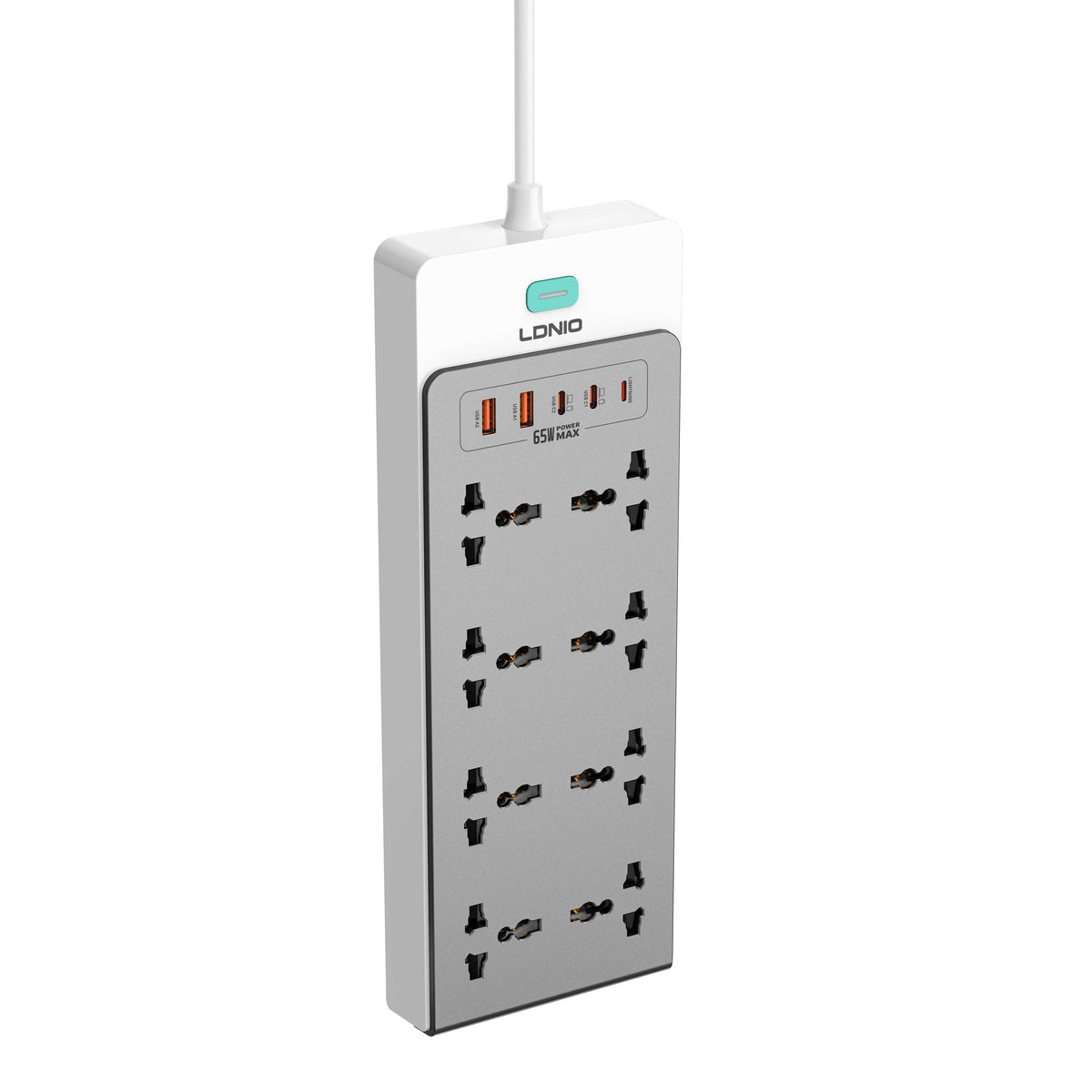 65W GaN 13in1 Super Power Hub | 13-in-1 Multi-function power strip