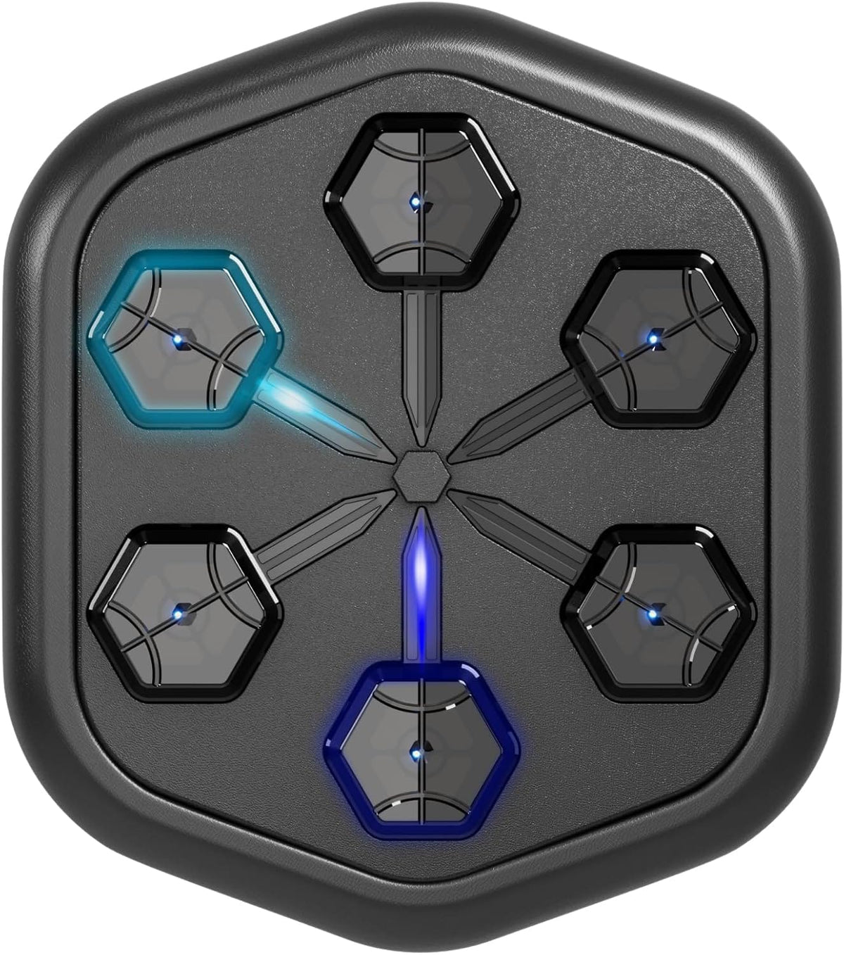 One Punch Boxing Kit | Smart Reflex Punch Trainer | Digital Sensor with LED Display | Adjustable Speed & Power | Home Fitness & Stress Relief | Premium Black