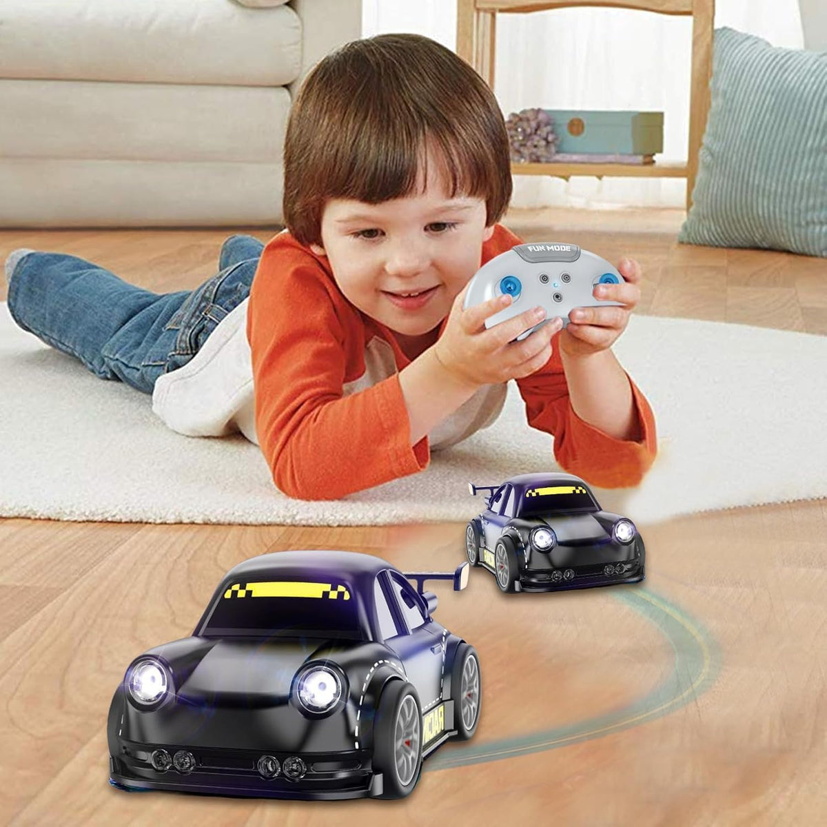 New Sensor-Controlled Remote Car Toy Radio Gesture Induction Lights & Music RC Car 360° Drift Stunt