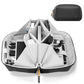 Tech Storage Bag | 23 Multi-Purpose Pockets | 180° Opening, Water Repellent, Heavy Duty, Business & Travel