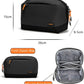 Tech Storage Bag | 23 Multi-Purpose Pockets | 180° Opening, Water Repellent, Heavy Duty, Business & Travel