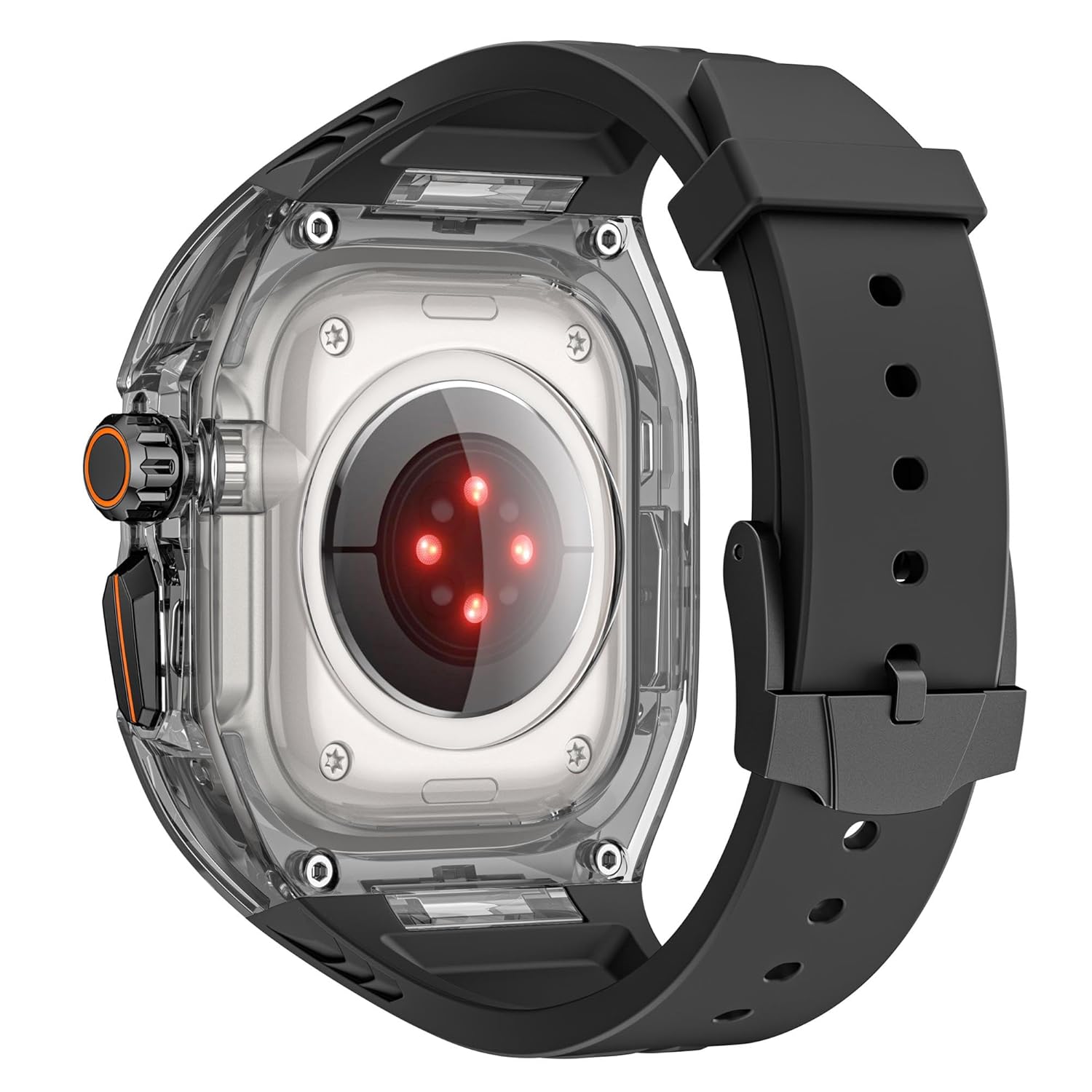 Rugged Case with Silicon Strap for iwatch | 44/45/46/49MM