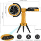 Portable High Speed Fan with 4 Speed | Inbuilt PowerBank | Dual Head | 360° Rotatable
