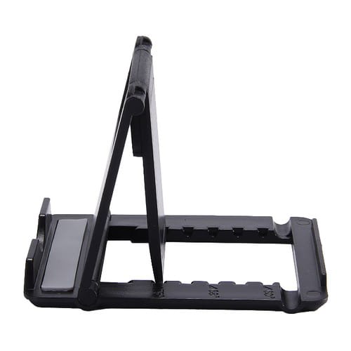 Foldable Stand | Adjustable Mobile & Tablet Holder | Compact Desk Stand | Anti-Slip Base | Portable Travel Accessory | Available in Black & White