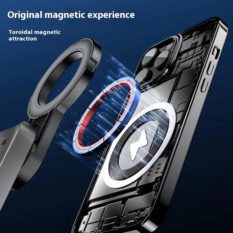 P15 Mini Pocket Selfie Stick | with MagSafe | Mini LED Selfie Stick | 3 in 1 Selfie Stick