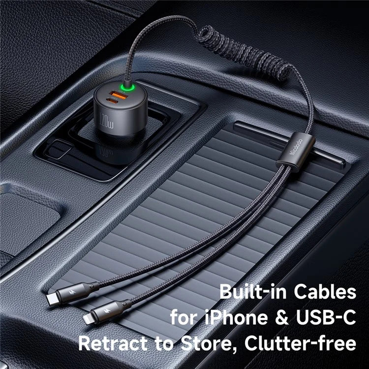 Mcdodo 120W 4 in 1 Car Charger | Superfast Charge