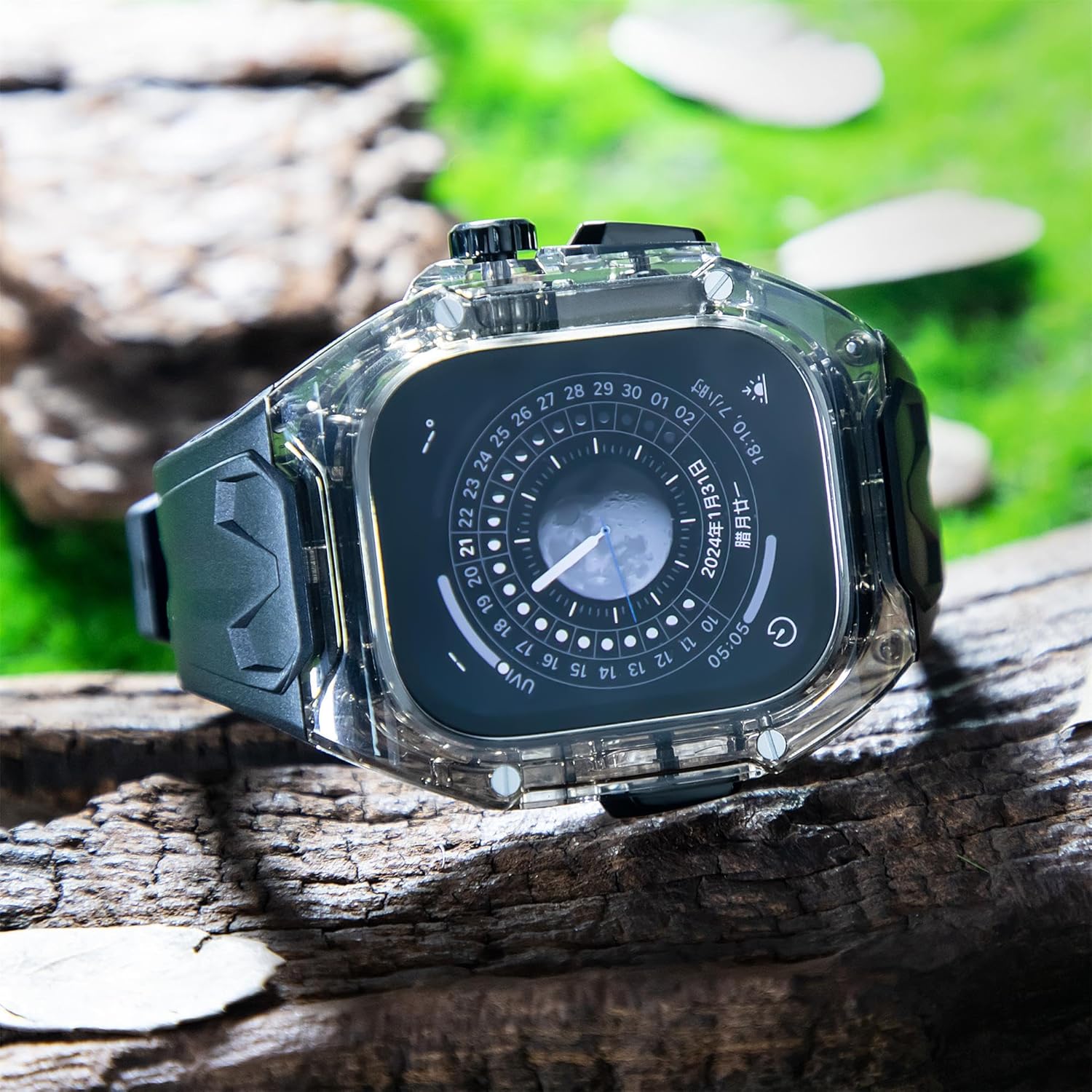 Rugged Case with Silicon Strap for iwatch | 44/45/46/49MM