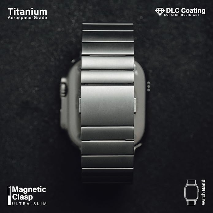 Gun Metal Strap for iWatch - Black