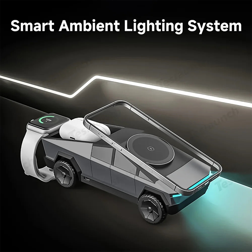 CyberTruk 3 in 1 Wireless Charger | Wireless Charging Station