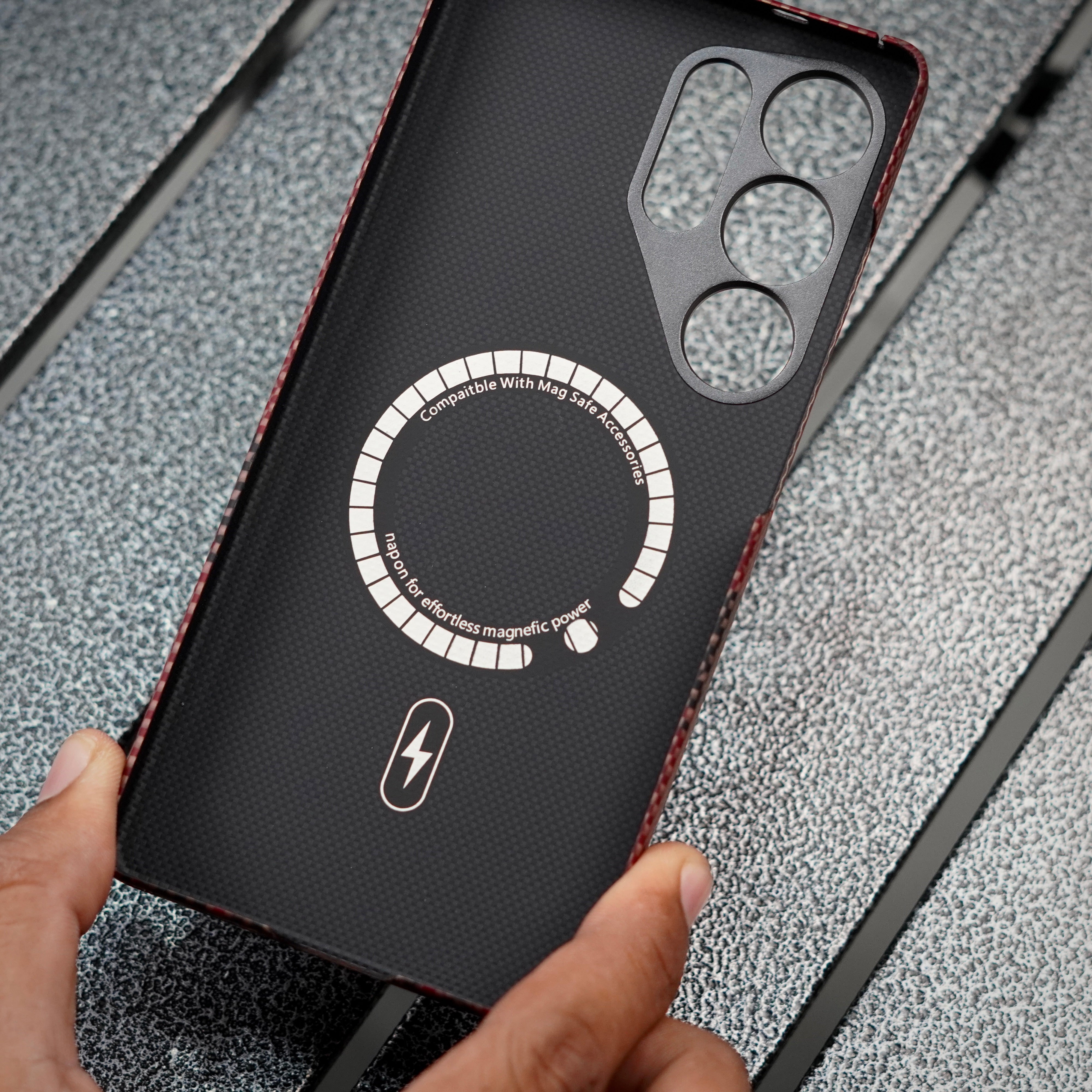 New Sunset Kevlar Case | So Thin & Strong | with MagSafe | Most Trending Case