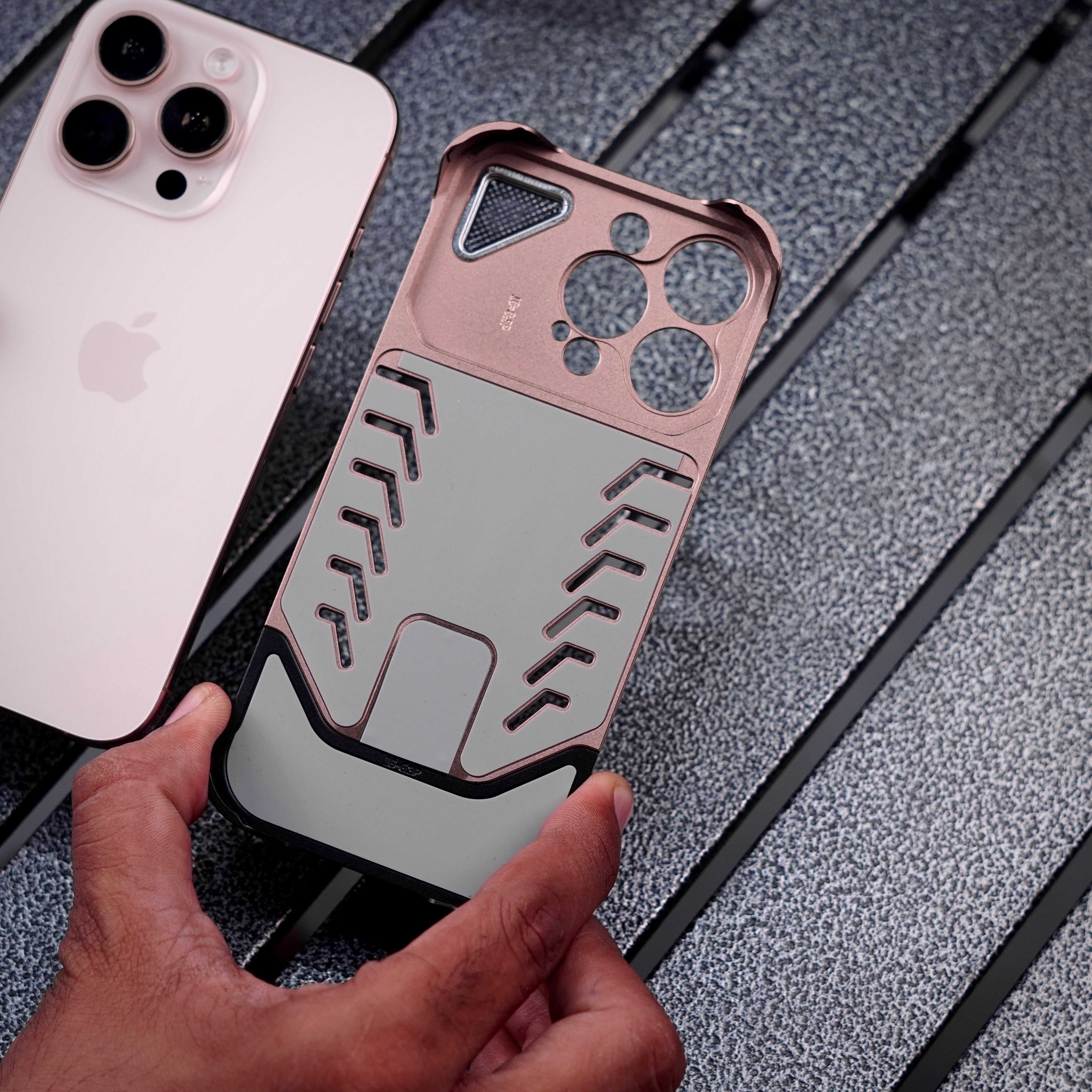 Luxury Sports Car Metal Leather Case | Hybrid Slim Frameless Heat Dissipation Phone Case