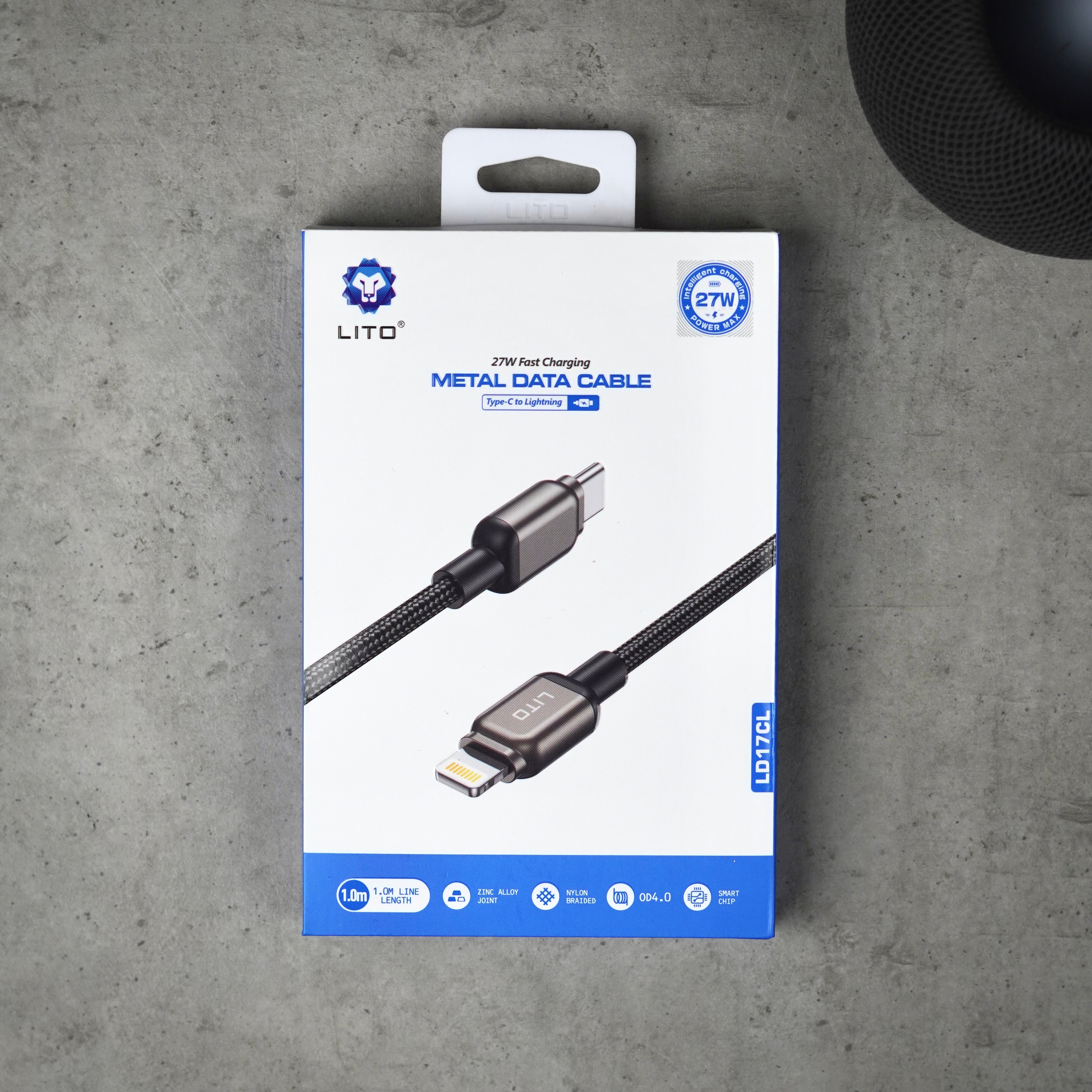 LITO Braided & Metal Data Cable | Tough & Premium Quality