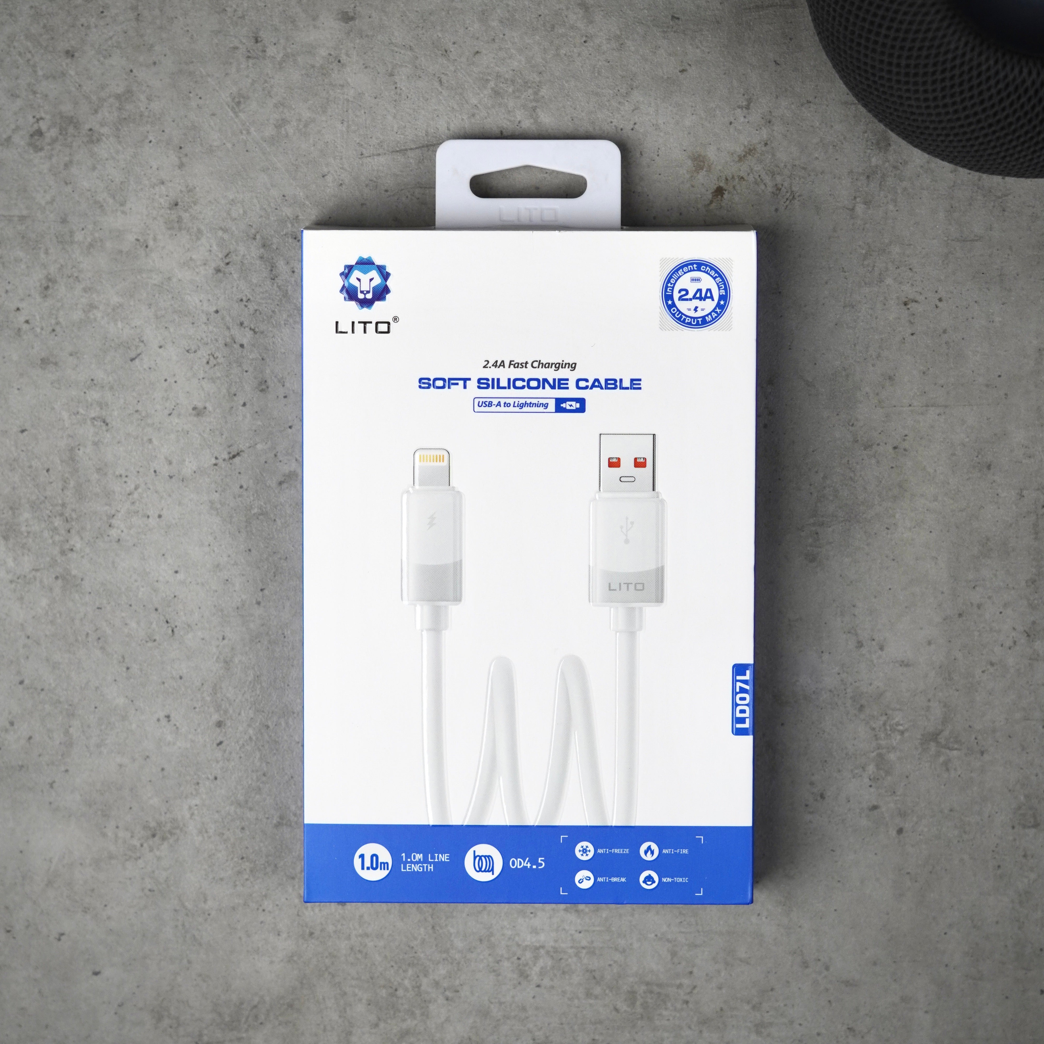 LITO Soft Silicon Cable | 2.4A Fast Charge