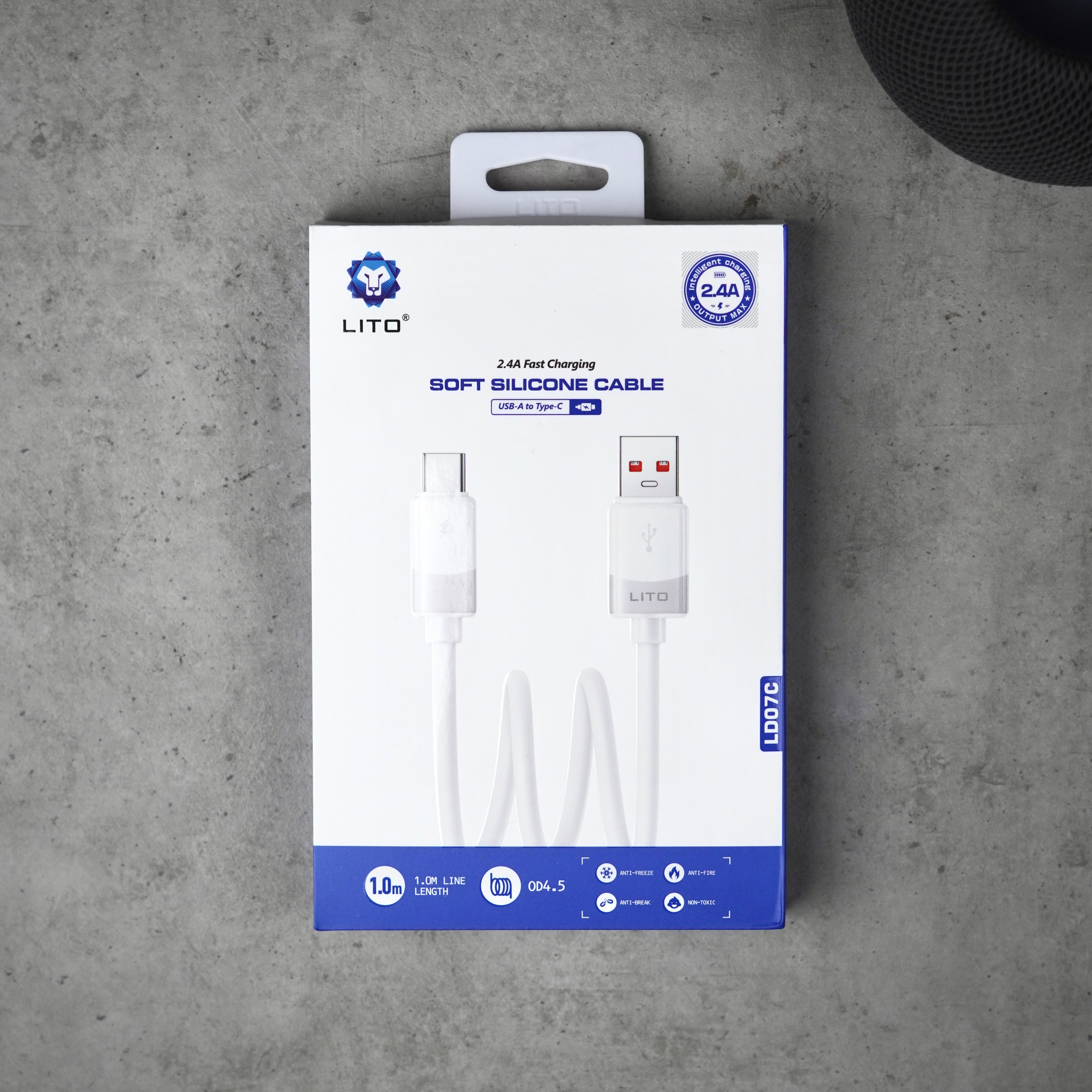 LITO Soft Silicon Cable | 2.4A Fast Charge