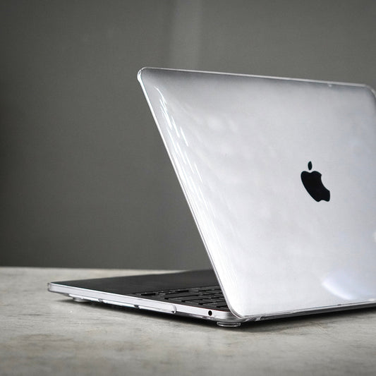 Clear Transparent Crystal Case for MacBook | With KeyGuard + Trackpad Protector