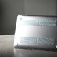 Clear Transparent Crystal Case for MacBook | With KeyGuard + Trackpad Protector