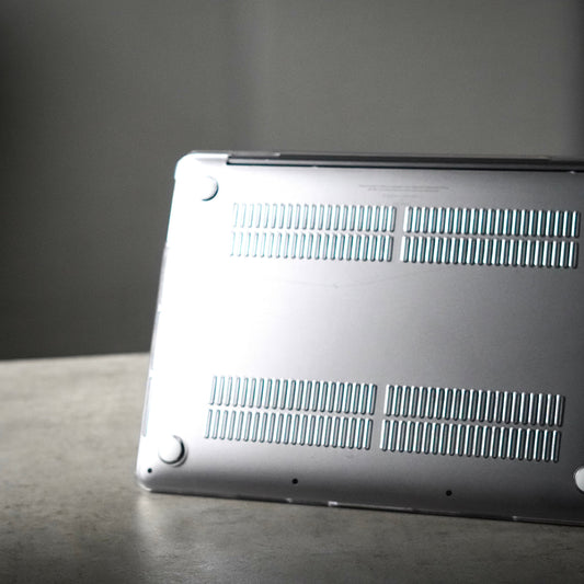 Clear Transparent Crystal Case for MacBook | With KeyGuard + Trackpad Protector