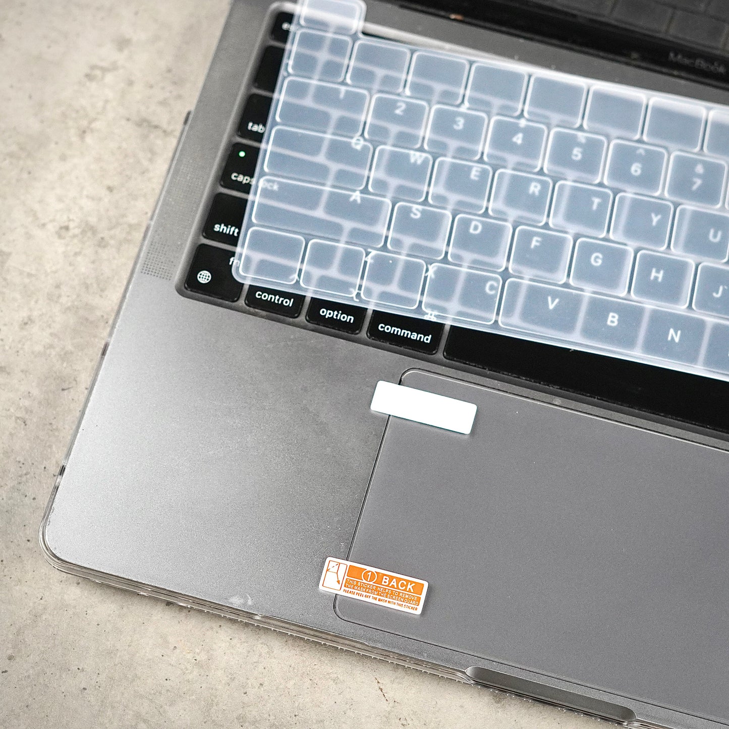Clear Transparent Crystal Case for MacBook | With KeyGuard + Trackpad Protector