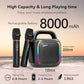 MUSKY MS6K Portable Bluetooth Speaker | 50W RGB Outdoor Speaker