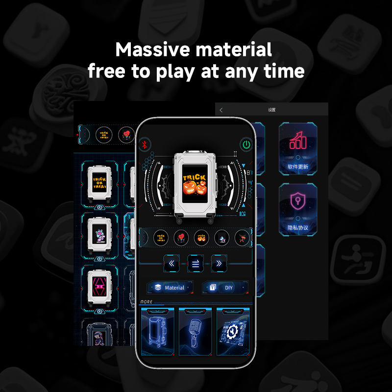 LOY Remote Control LED Smart Suitcases | Luggage Bag with LED Display for Travel